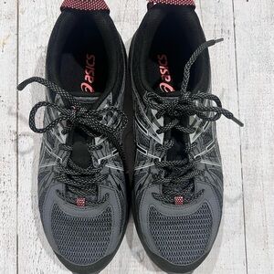 Asics Black and Gray Athletic Shoes